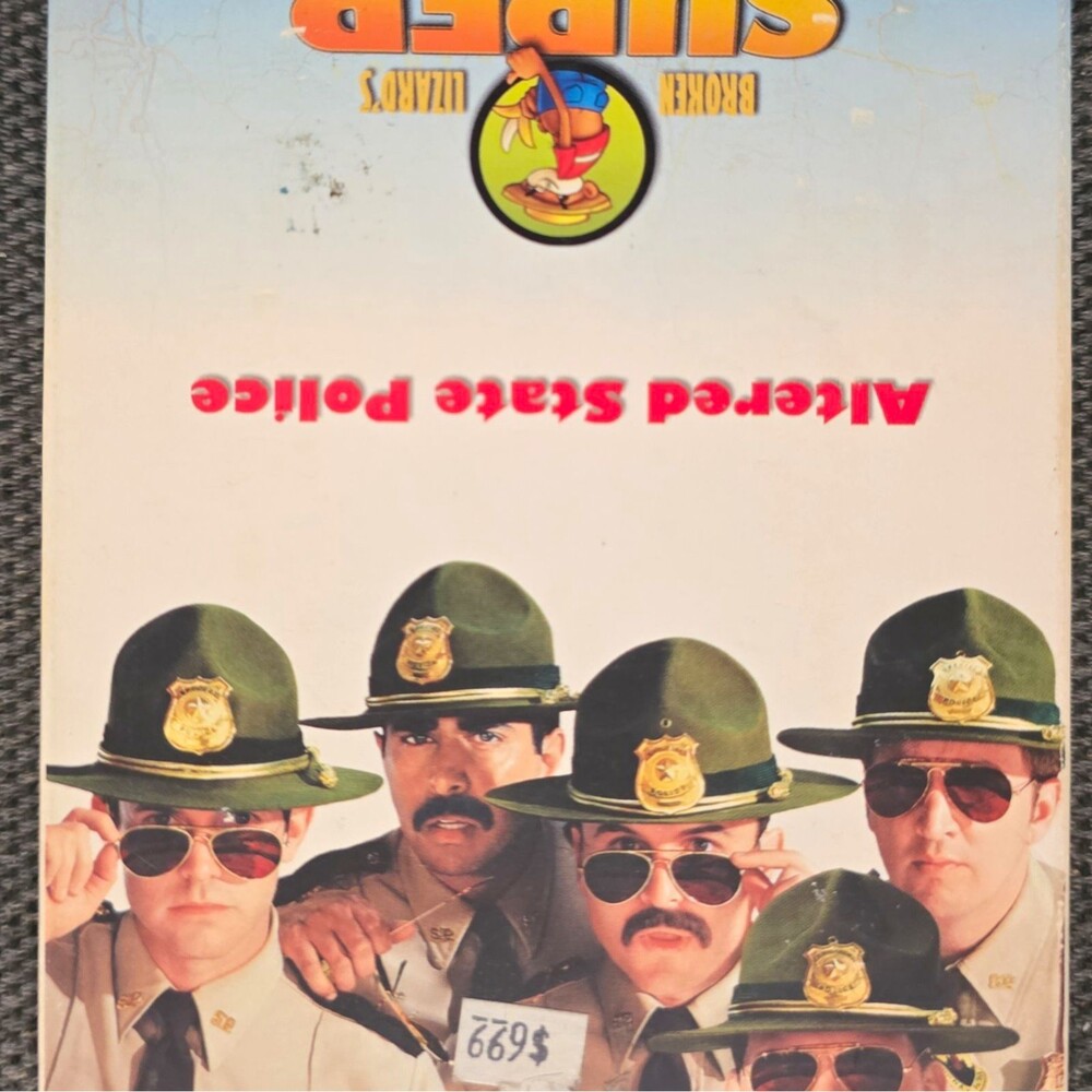 Super Troopers (VHS, 2002) Full Screen R NTSC - 20th Century Fox Brian Cox